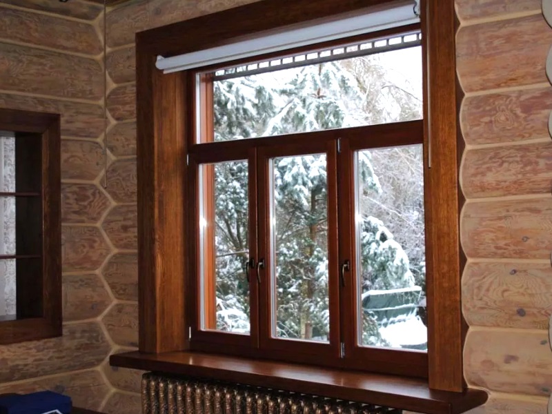 Деревянному дому - древесные окна!